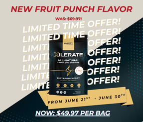 XILERATE™ - Fruit Punch (30 Drink Packets) - <s>$69.97</s> $49.97
